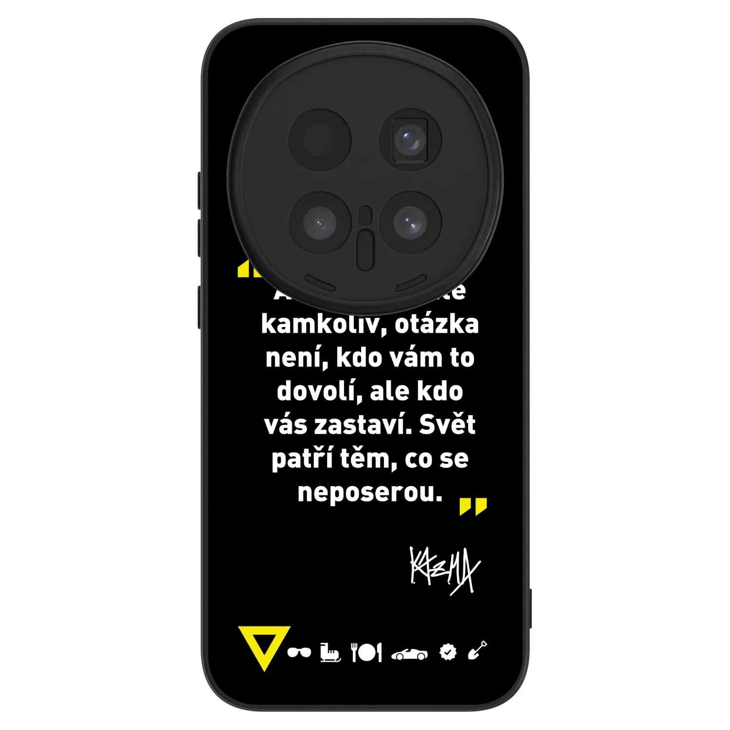 Picasee ULTIMATE CASE pro Honor Magic8 Pro 5G - Kazma - SVĚT PATŘÍ TĚM, CO SE NEPOSEROU