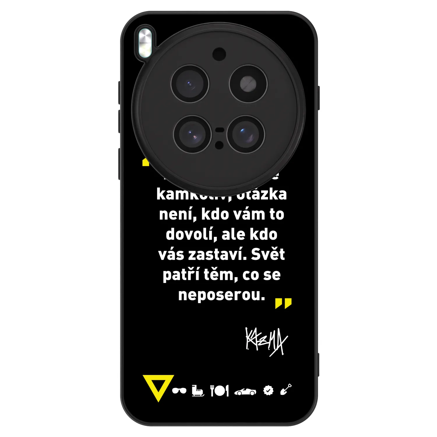 Picasee ULTIMATE CASE pro Vivo X300 Pro - Kazma - SVĚT PATŘÍ TĚM, CO SE NEPOSEROU