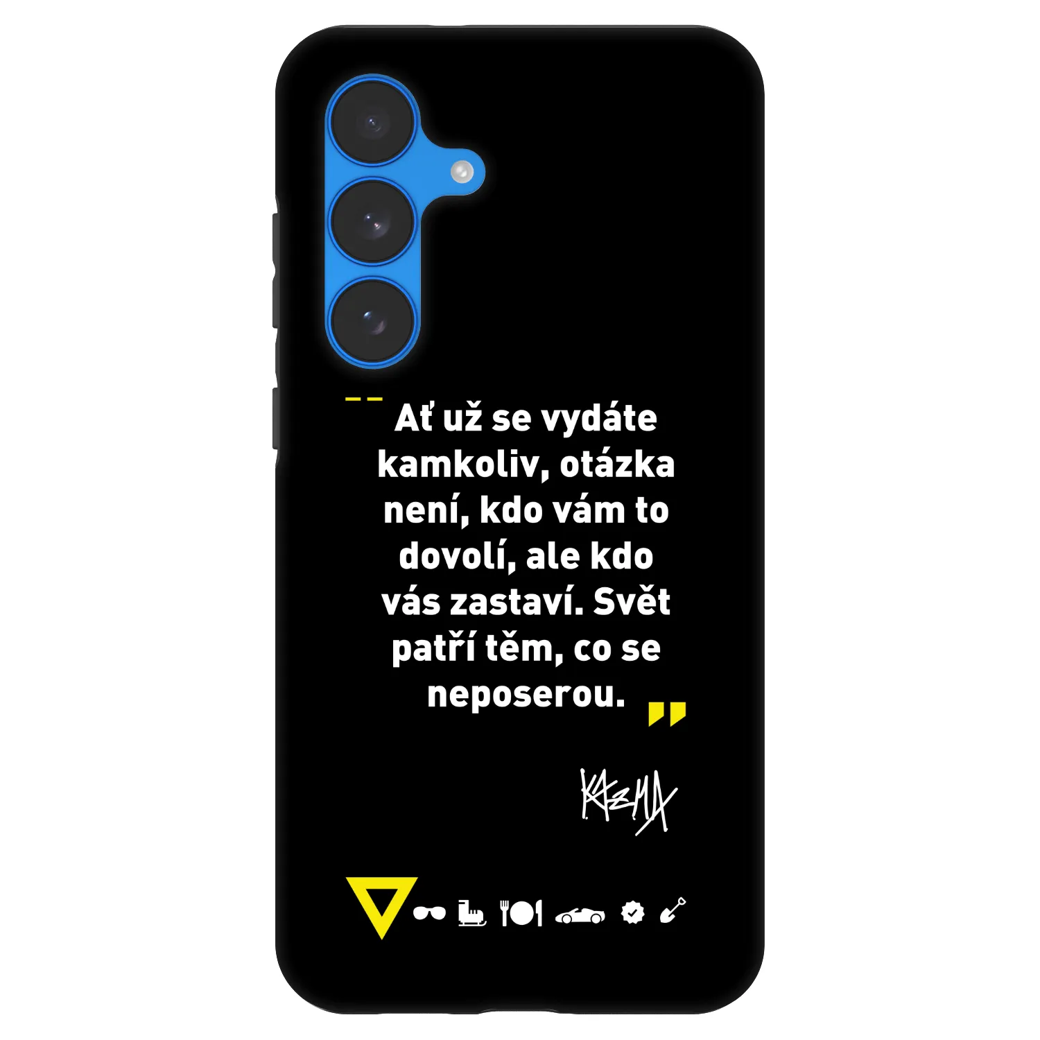 Picasee Fashion Case pre Samsung Galaxy S25 FE 5G - Kazma - SVĚT PATŘÍ TĚM, CO SE NEPOSEROU