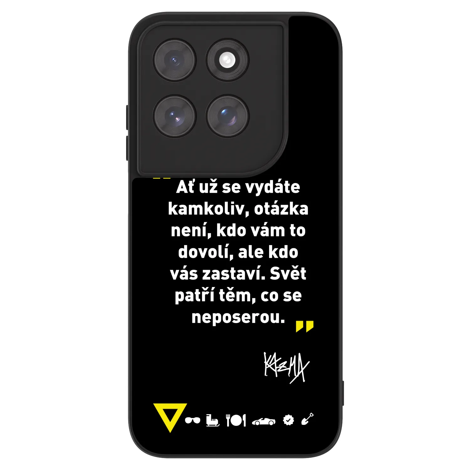 Picasee ULTIMATE CASE pro Motorola Moto G77 - Kazma - SVĚT PATŘÍ TĚM, CO SE NEPOSEROU