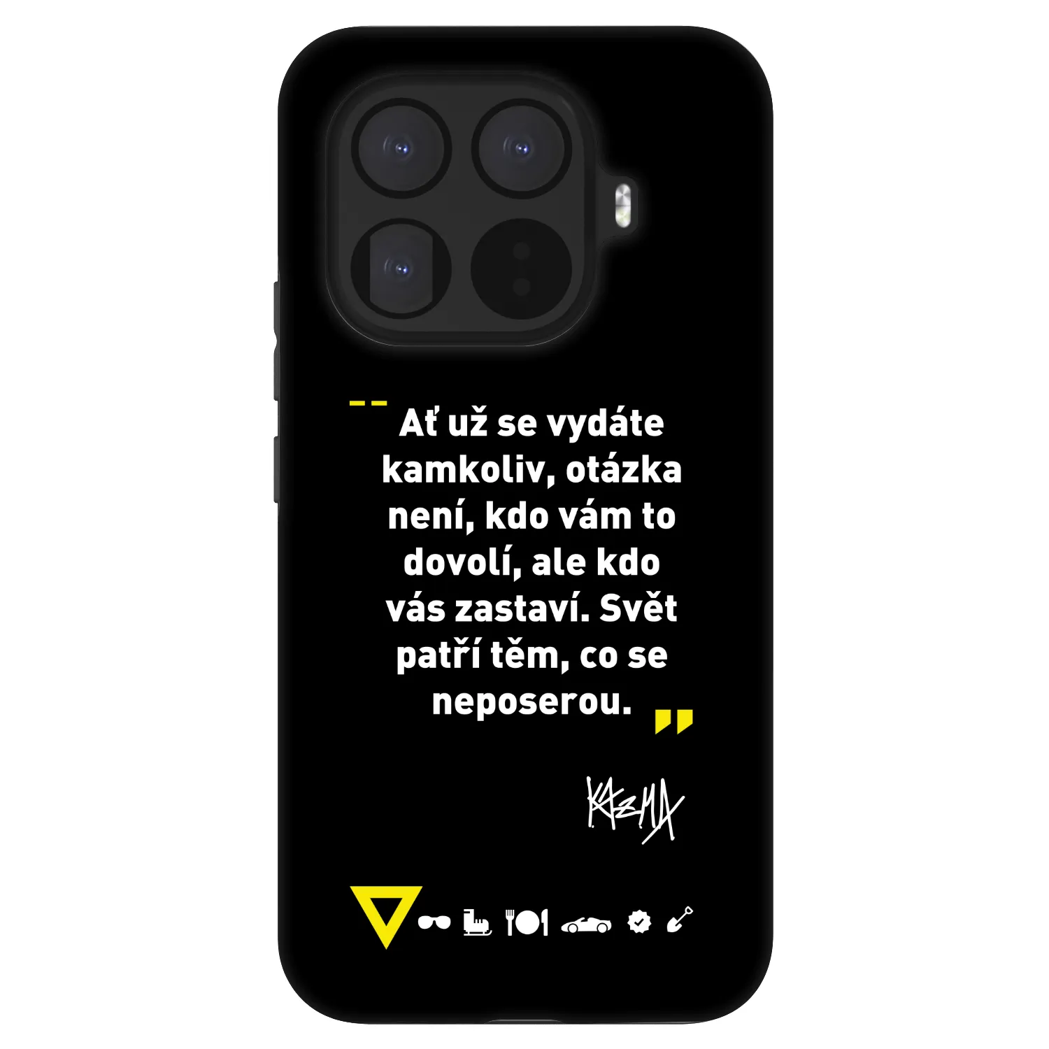 Picasee Fashion Case pre Xiaomi 15T Pro - Kazma - SVĚT PATŘÍ TĚM, CO SE NEPOSEROU