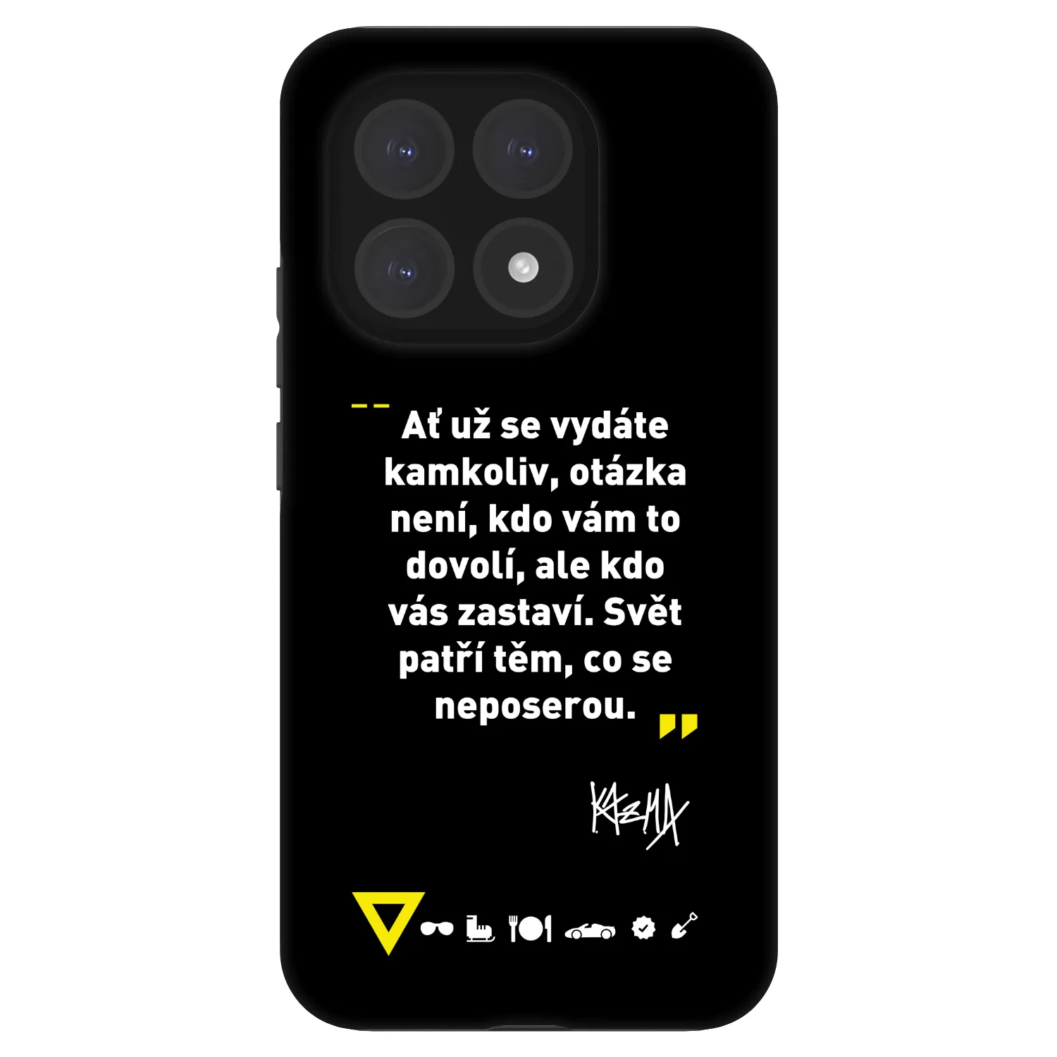 Picasee Fashion Case pre Xiaomi 15T - Kazma - SVĚT PATŘÍ TĚM, CO SE NEPOSEROU