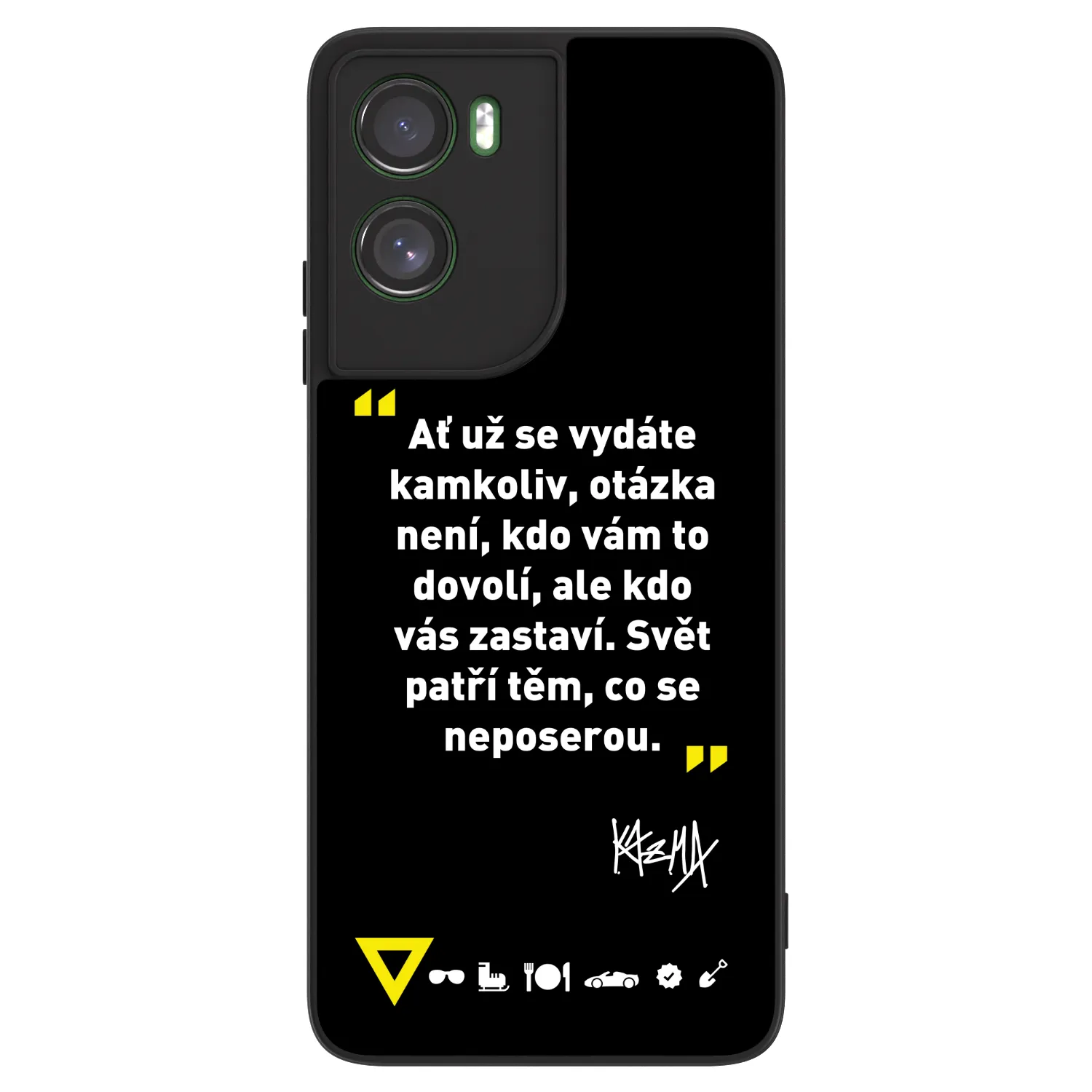 Picasee ULTIMATE CASE pro Motorola Moto G06 - Kazma - SVĚT PATŘÍ TĚM, CO SE NEPOSEROU