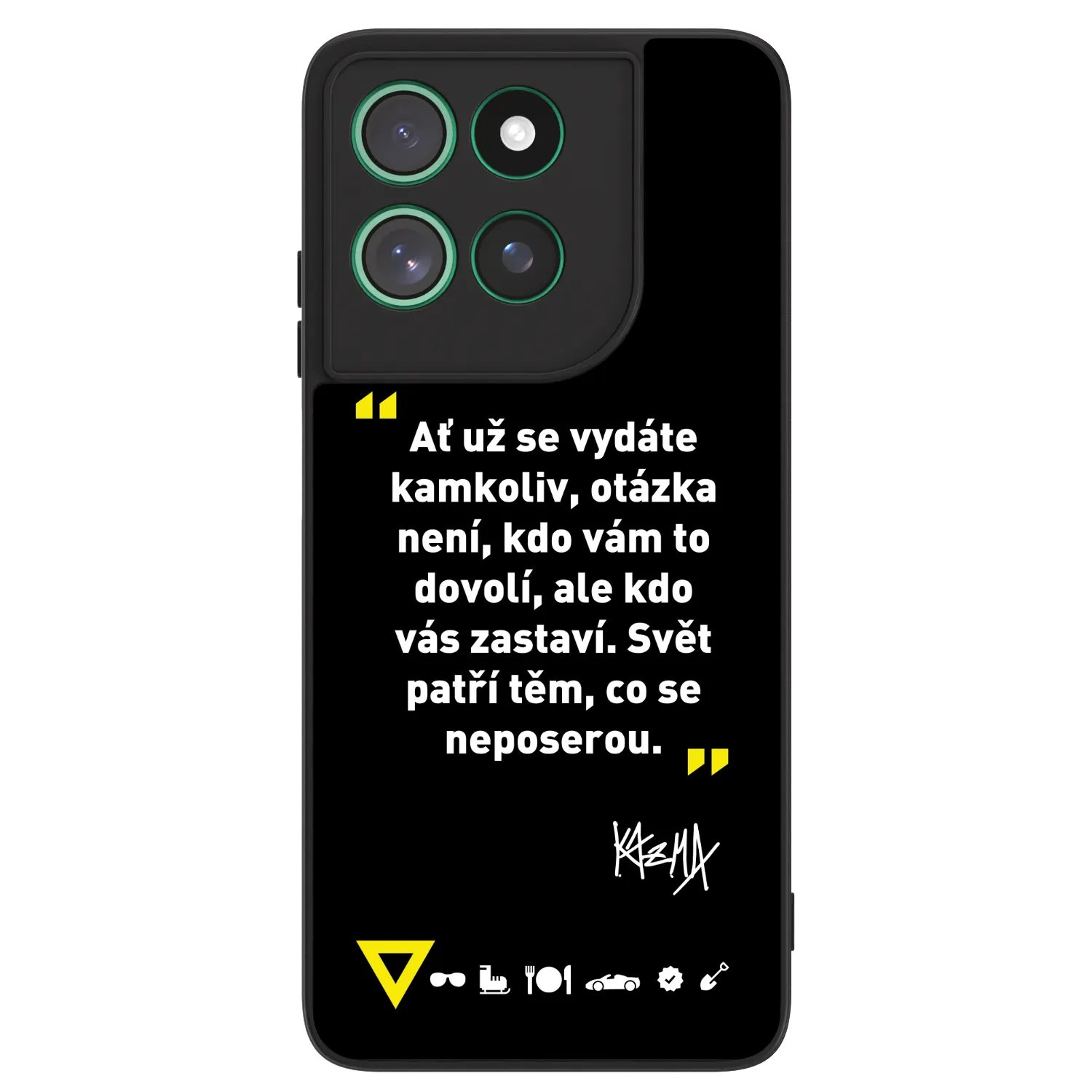 Picasee ULTIMATE CASE pro Motorola Moto G57 Power - Kazma - SVĚT PATŘÍ TĚM, CO SE NEPOSEROU