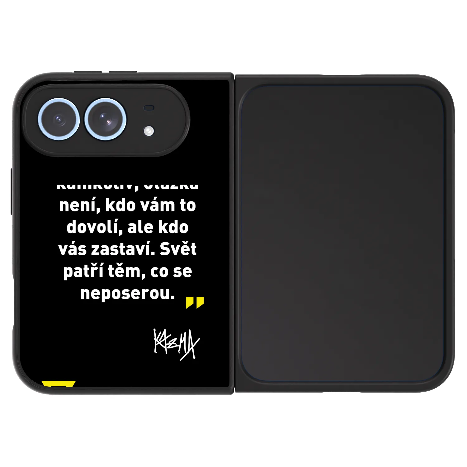 Picasee ULTIMATE CASE MagSafe pro Apple iPhone Ultra - Kazma - SVĚT PATŘÍ TĚM, CO SE NEPOSEROU