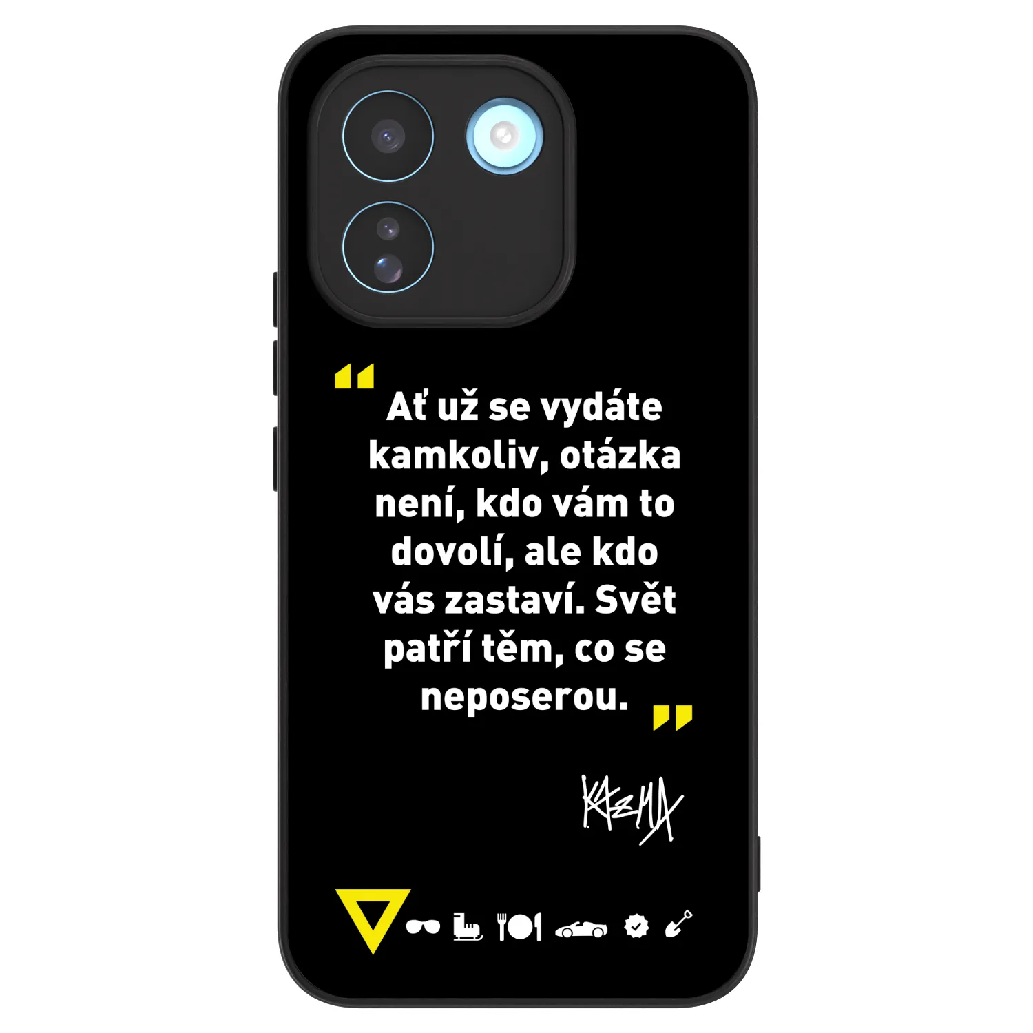 Picasee ULTIMATE CASE pro Xiaomi Redmi Note 17 Pro MAX 5G - Kazma - SVĚT PATŘÍ TĚM, CO SE NEPOSEROU