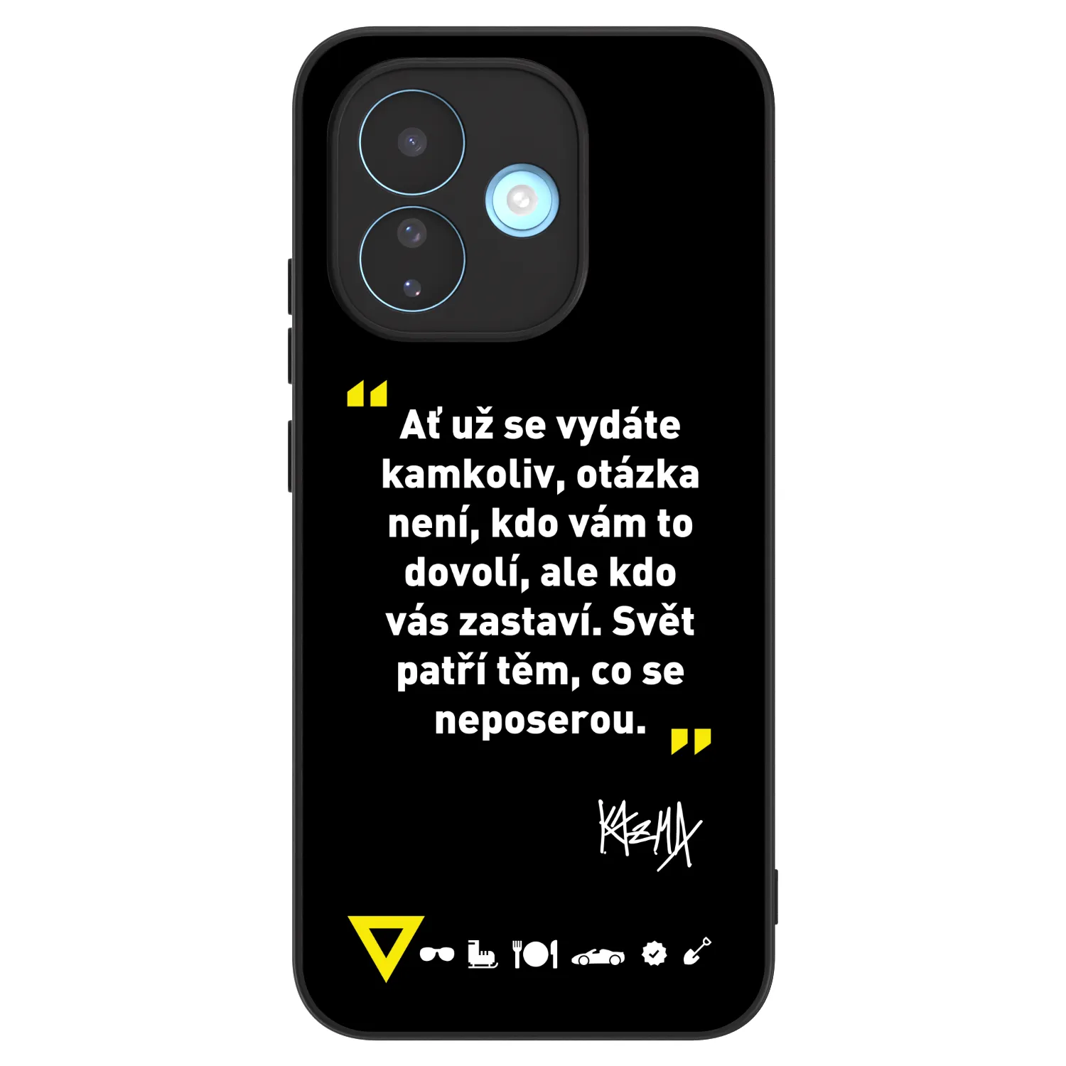 Picasee ULTIMATE CASE pro Xiaomi Redmi Note 17 Pro 5G - Kazma - SVĚT PATŘÍ TĚM, CO SE NEPOSEROU