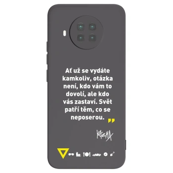 Picasee silikónový čierny obal pre Xiaomi Mi 10T Lite - Kazma - SVĚT PATŘÍ TĚM, CO SE NEPOSEROU