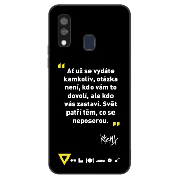 Obal pre Samsung Galaxy A40 A405F - Kazma - SVĚT PATŘÍ TĚM, CO SE NEPOSEROU
