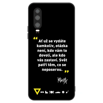 Obal pre Huawei P30 - Kazma - SVĚT PATŘÍ TĚM, CO SE NEPOSEROU
