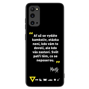Obal pre Samsung Galaxy S20 G980F - Kazma - SVĚT PATŘÍ TĚM, CO SE NEPOSEROU