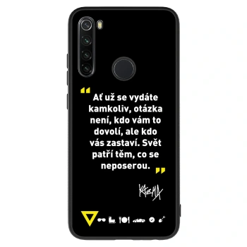 Obal pre Xiaomi Redmi Note 8 - Kazma - SVĚT PATŘÍ TĚM, CO SE NEPOSEROU