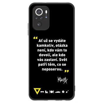 Obal pre Xiaomi Redmi Note 10 - Kazma - SVĚT PATŘÍ TĚM, CO SE NEPOSEROU