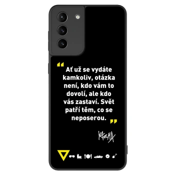 Obal pre Samsung Galaxy S21+ 5G G996F - Kazma - SVĚT PATŘÍ TĚM, CO SE NEPOSEROU