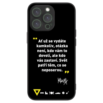 Picasee ULTIMATE CASE pro Apple iPhone 13 Pro - Kazma - SVĚT PATŘÍ TĚM, CO SE NEPOSEROU