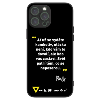 Picasee ULTIMATE CASE pro Apple iPhone 13 Pro Max - Kazma - SVĚT PATŘÍ TĚM, CO SE NEPOSEROU