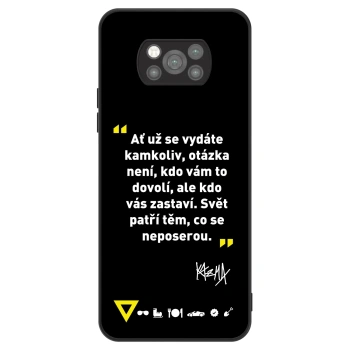 Obal pre Xiaomi Poco X3 Pro - Kazma - SVĚT PATŘÍ TĚM, CO SE NEPOSEROU