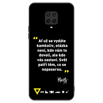Obal pre Xiaomi Redmi Note 9S - Kazma - SVĚT PATŘÍ TĚM, CO SE NEPOSEROU
