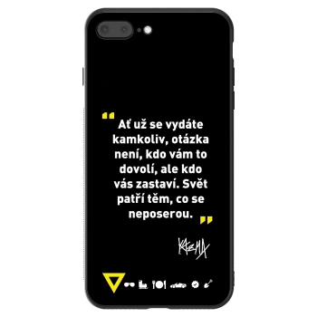 Obal pre Apple iPhone 8 Plus - Kazma - SVĚT PATŘÍ TĚM, CO SE NEPOSEROU