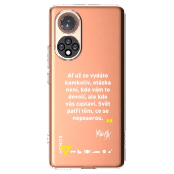 Picasee silikónový prehľadný obal pre Huawei Nova 9 - Kazma - SVĚT PATŘÍ TĚM, CO SE NEPOSEROU