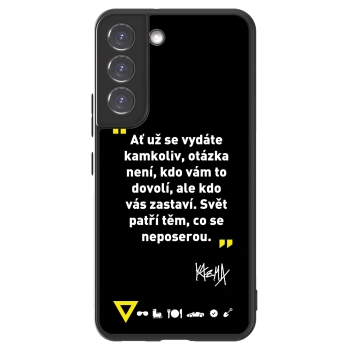Picasee ULTIMATE CASE pro Samsung Galaxy S22 5G - Kazma - SVĚT PATŘÍ TĚM, CO SE NEPOSEROU