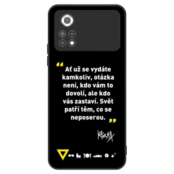 Obal pre Xiaomi Poco X4 Pro 5G - Kazma - SVĚT PATŘÍ TĚM, CO SE NEPOSEROU