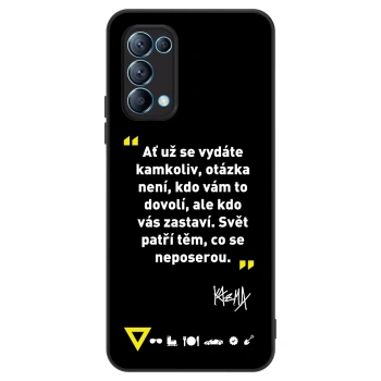 Obal pre OPPO Reno 5 5G - Kazma - SVĚT PATŘÍ TĚM, CO SE NEPOSEROU