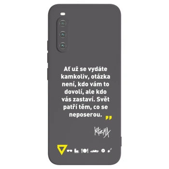 Obal pre Sony Xperia 10 IV 5G - Kazma - SVĚT PATŘÍ TĚM, CO SE NEPOSEROU