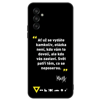 Obal pre Samsung Galaxy M13 M135F - Kazma - SVĚT PATŘÍ TĚM, CO SE NEPOSEROU
