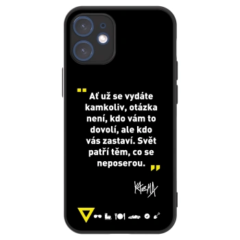 Picasee ULTIMATE CASE MagSafe pro Apple iPhone 12 mini - Kazma - SVĚT PATŘÍ TĚM, CO SE NEPOSEROU