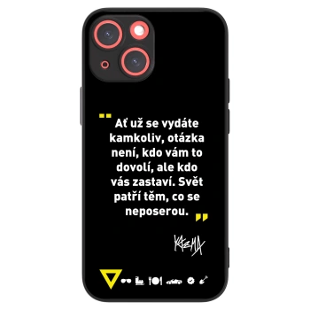 Picasee ULTIMATE CASE MagSafe pro Apple iPhone 13 mini - Kazma - SVĚT PATŘÍ TĚM, CO SE NEPOSEROU