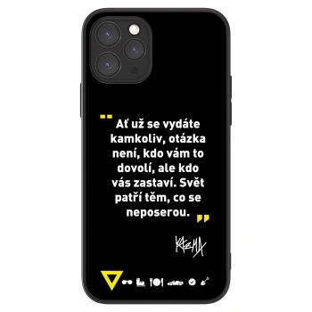 Picasee ULTIMATE CASE MagSafe pro Apple iPhone 11 Pro - Kazma - SVĚT PATŘÍ TĚM, CO SE NEPOSEROU