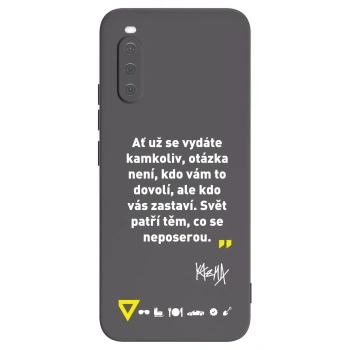 Obal pre Sony Xperia 10 III - Kazma - SVĚT PATŘÍ TĚM, CO SE NEPOSEROU