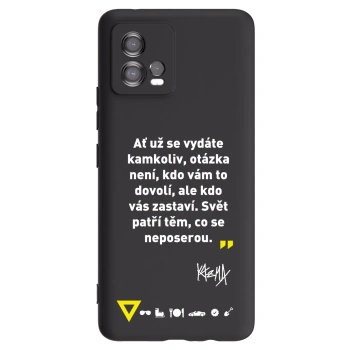 Obal pre Motorola Moto G72 - Kazma - SVĚT PATŘÍ TĚM, CO SE NEPOSEROU