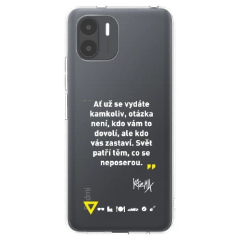 Picasee silikónový prehľadný obal pre Xiaomi Redmi A2 - Kazma - SVĚT PATŘÍ TĚM, CO SE NEPOSEROU