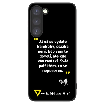 Picasee ULTIMATE CASE PowerShare pro Samsung Galaxy S23+ 5G - Kazma - SVĚT PATŘÍ TĚM, CO SE NEPOSEROU