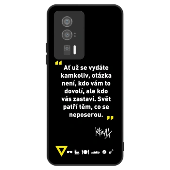 Obal pre Xiaomi Poco F5 Pro 5G - Kazma - SVĚT PATŘÍ TĚM, CO SE NEPOSEROU