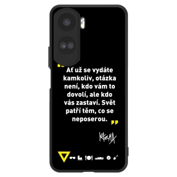 Obal pre Honor 90 Lite 5G - Kazma - SVĚT PATŘÍ TĚM, CO SE NEPOSEROU