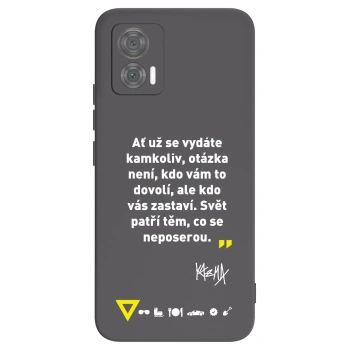 Obal pre Motorola Edge 30 Neo - Kazma - SVĚT PATŘÍ TĚM, CO SE NEPOSEROU