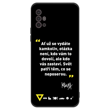 Obal pre Motorola Moto G30 - Kazma - SVĚT PATŘÍ TĚM, CO SE NEPOSEROU