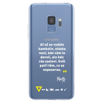 Obal pre Samsung Galaxy S9 G960F - Kazma - SVĚT PATŘÍ TĚM, CO SE NEPOSEROU