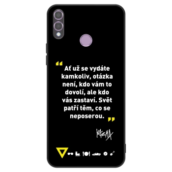 Obal pre Honor 8X - Kazma - SVĚT PATŘÍ TĚM, CO SE NEPOSEROU