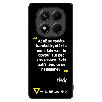 Picasee ULTIMATE CASE pro Xiaomi Redmi Note 14 Pro+ 5G - Kazma - SVĚT PATŘÍ TĚM, CO SE NEPOSEROU