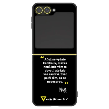 Obal pre Samsung Galaxy Z Flip6 5G - Kazma - SVĚT PATŘÍ TĚM, CO SE NEPOSEROU