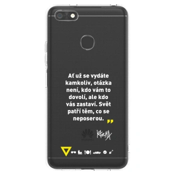 Obal pre Huawei P9 Lite Mini - Kazma - SVĚT PATŘÍ TĚM, CO SE NEPOSEROU
