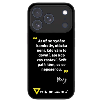 Picasee ULTIMATE CASE pro Apple iPhone 17 Pro - Kazma - SVĚT PATŘÍ TĚM, CO SE NEPOSEROU