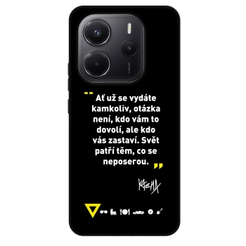 Obal pre Xiaomi Redmi Note 14 5G - Kazma - SVĚT PATŘÍ TĚM, CO SE NEPOSEROU