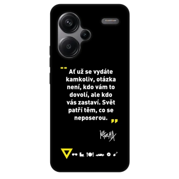 Obal pre Xiaomi Redmi Note 13 Pro+ 5G - Kazma - SVĚT PATŘÍ TĚM, CO SE NEPOSEROU
