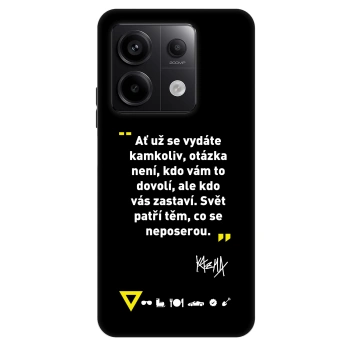 Obal pre Xiaomi Redmi Note 13 Pro 5G - Kazma - SVĚT PATŘÍ TĚM, CO SE NEPOSEROU