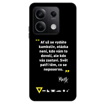 Obal pre Xiaomi Redmi Note 13 5G - Kazma - SVĚT PATŘÍ TĚM, CO SE NEPOSEROU